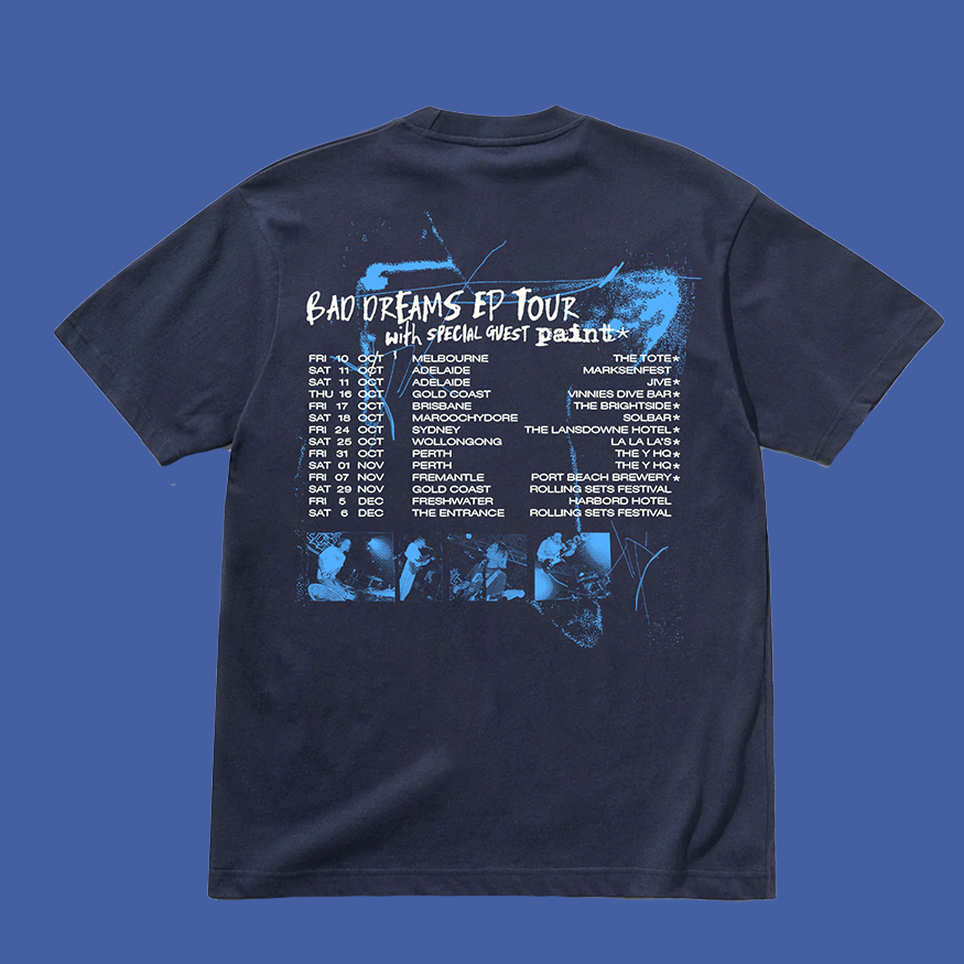 Bad Dreams Tour Tee (Blue)